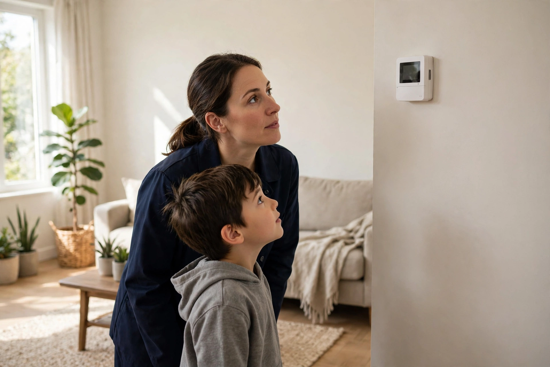 Modern furnace service in a Bristow home near Victory Lakes
