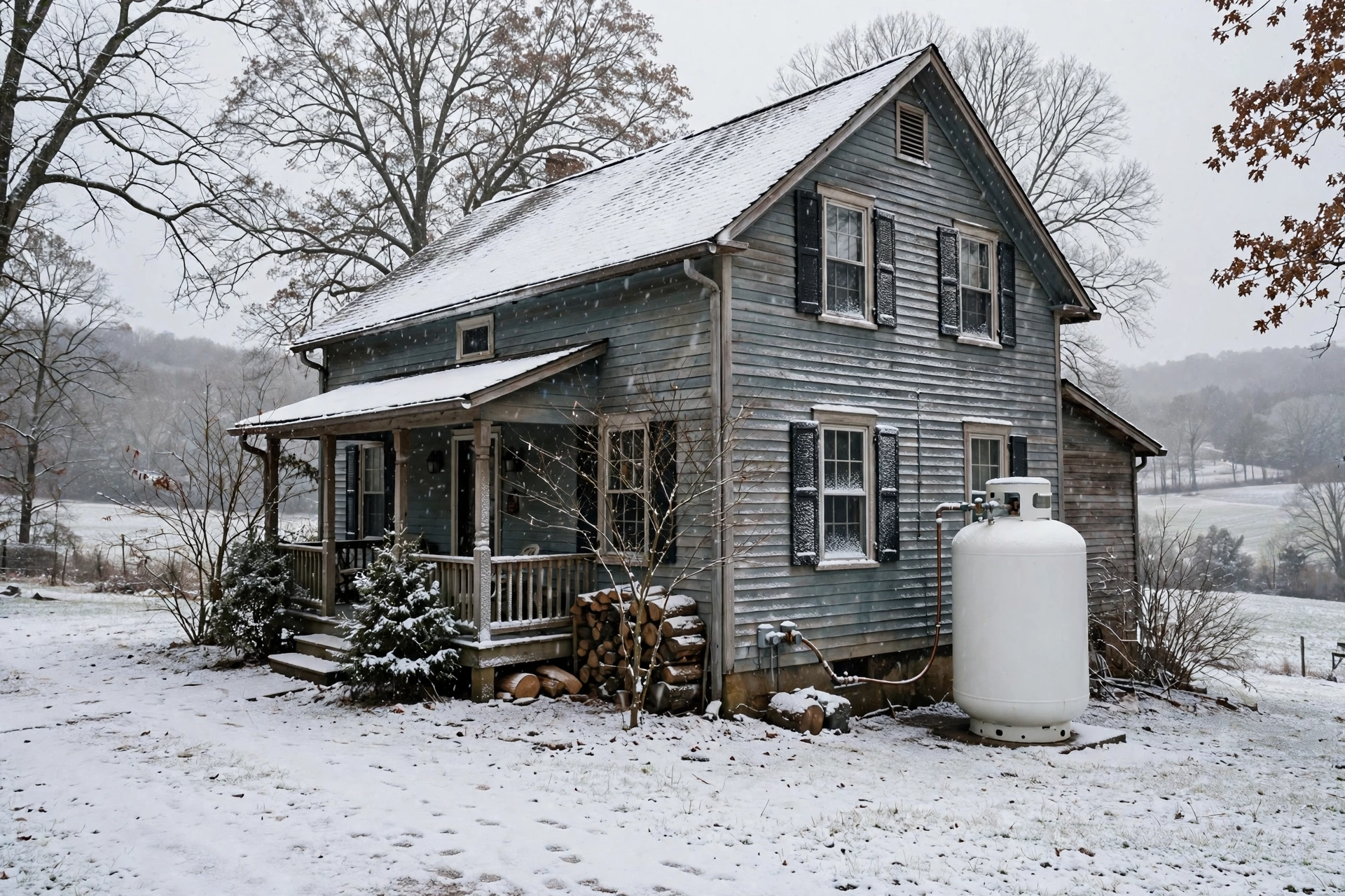 Technician checking a furnace in a Haymarket Virginia home